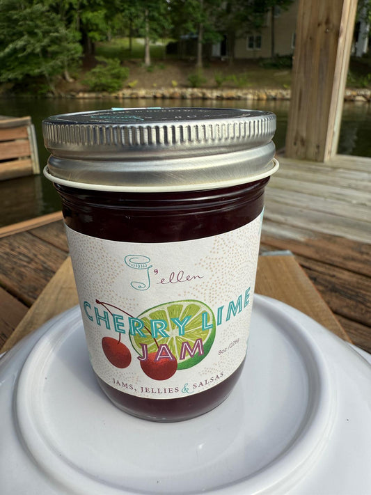 Cherry Lime Jam – Sweet Cherry Meets Bright, Tangy Lime