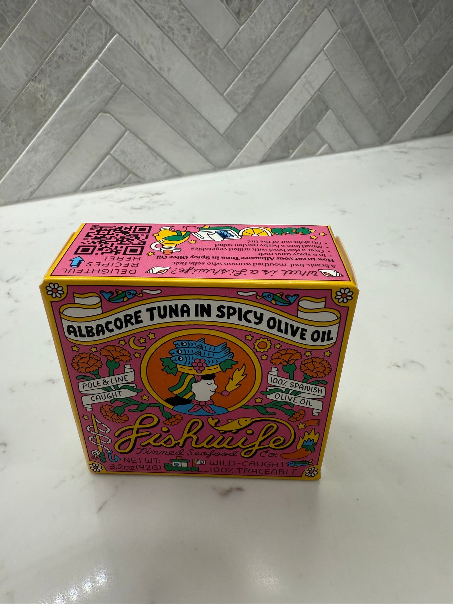 Fishwife's Albacore Tuna packed in Spicy Spanish Olive Oil