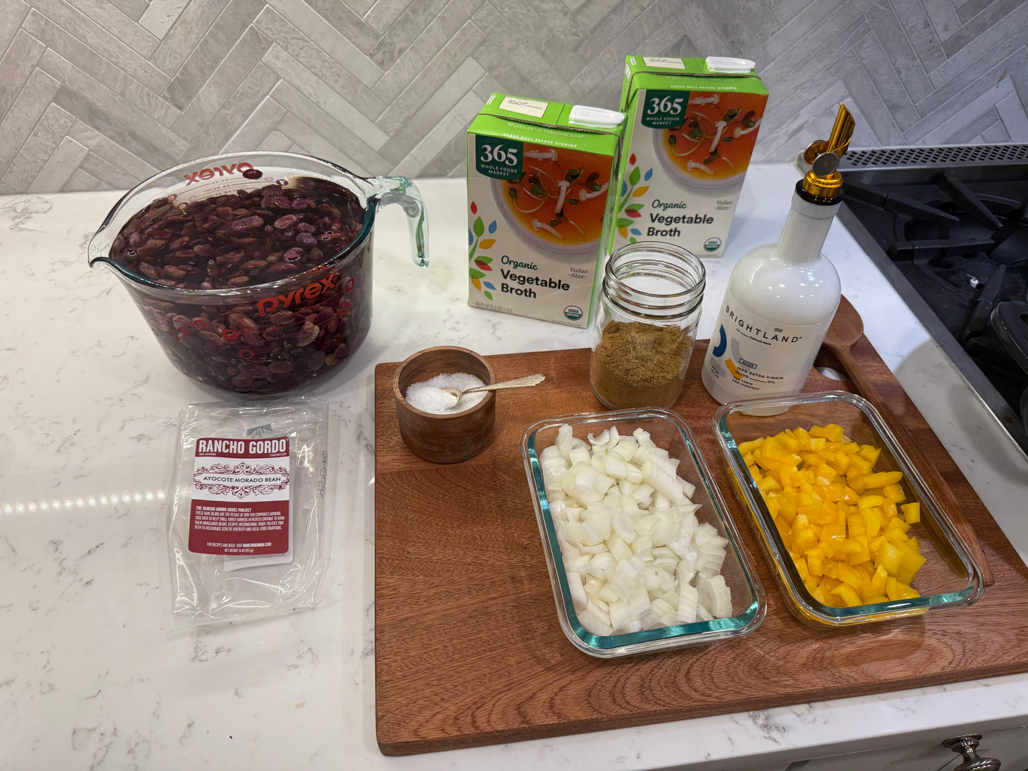 Rancho Gordo Ayocote Morado heirloom beans