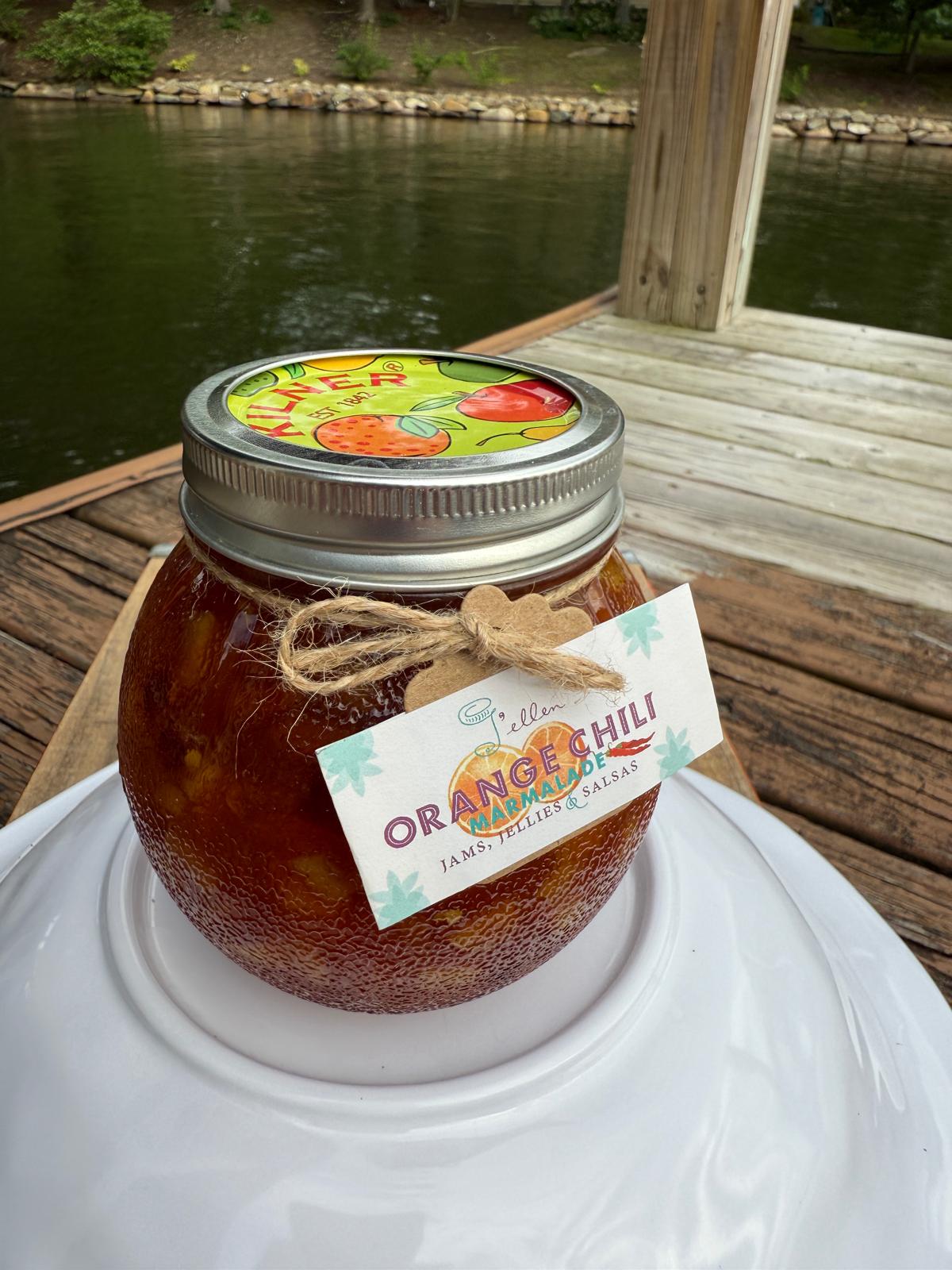 Orange Marmalade With Red Chilies