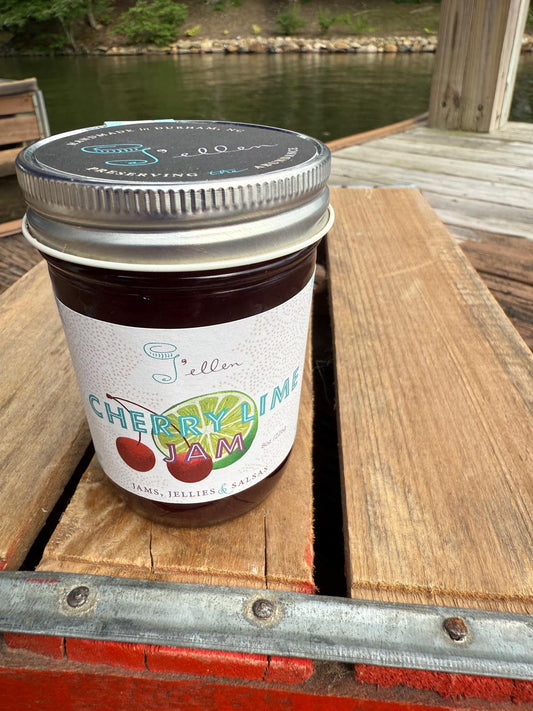 Cherry Lime Jam  –  Sweet Cherry Meets Bright, Tangy Lime